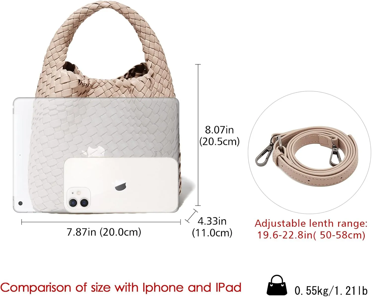 LAORENTOU Small Fabric Bucket Top-handle Crossbody Bag for Women Satchel Trendy Handbags Canvas