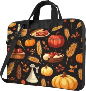 Laptop Bag Vintage Christmas Postal Pattern Santa Claus Laptop Tote Bag Women Men Laptop Sleeve Case Computer Bag