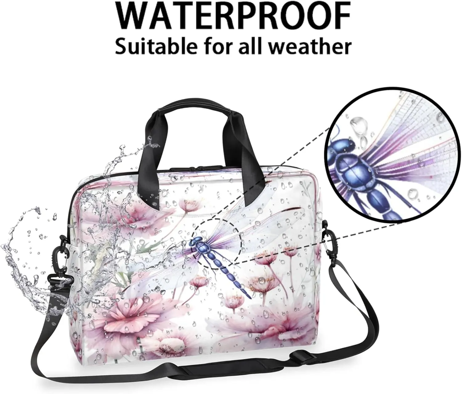 Laptop Carrying Case, Laptop and Tablet, Sleek Design, Water-Repellent Fabric, Business Casual, Casual Toploader