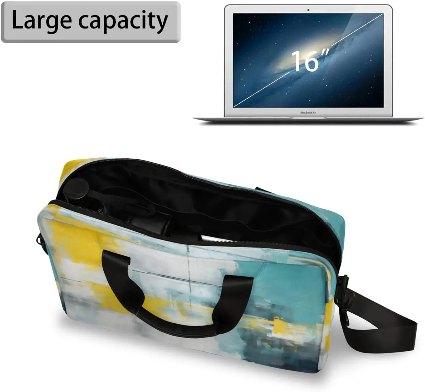 Laptop Carrying Case, Laptop and Tablet, Sleek Design, Water-Repellent Fabric, Business Casual, Casual Toploader