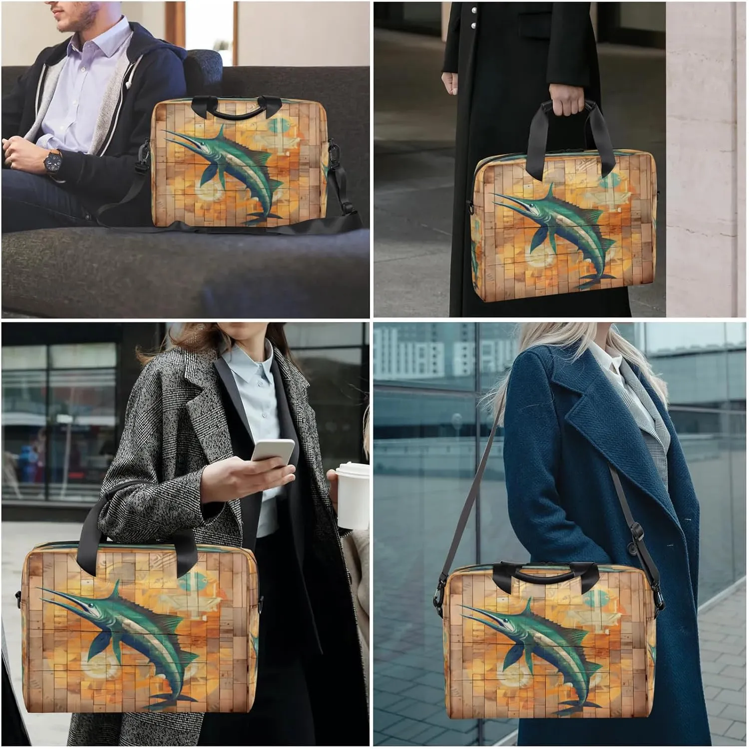 Laptop Carrying Case, Laptop and Tablet, Sleek Design, Water-Repellent Fabric, Business Casual, Casual Toploader