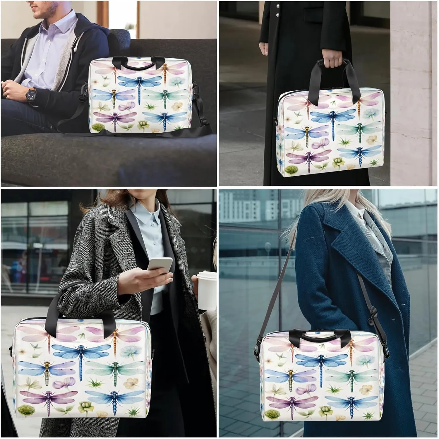 Laptop Carrying Case, Laptop and Tablet, Sleek Design, Water-Repellent Fabric, Business Casual, Casual Toploader