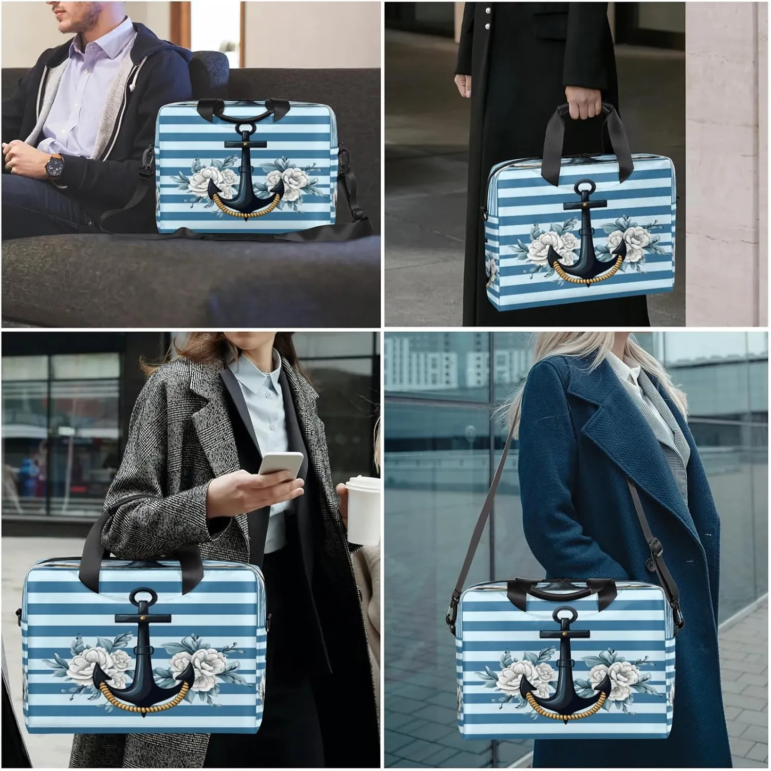 Laptop Carrying Case, Laptop and Tablet, Sleek Design, Water-Repellent Fabric, Business Casual, Casual Toploader