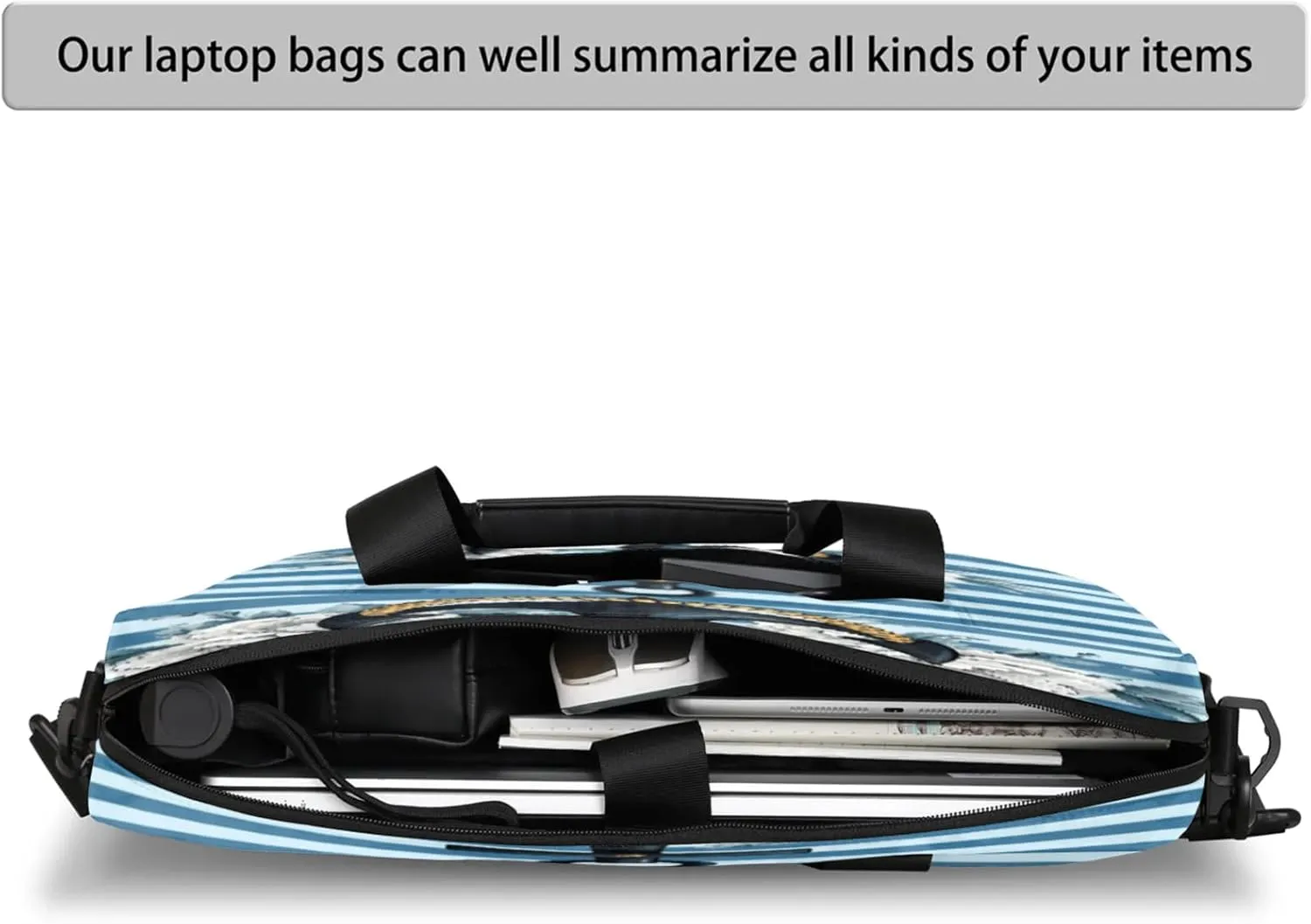 Laptop Carrying Case, Laptop and Tablet, Sleek Design, Water-Repellent Fabric, Business Casual, Casual Toploader