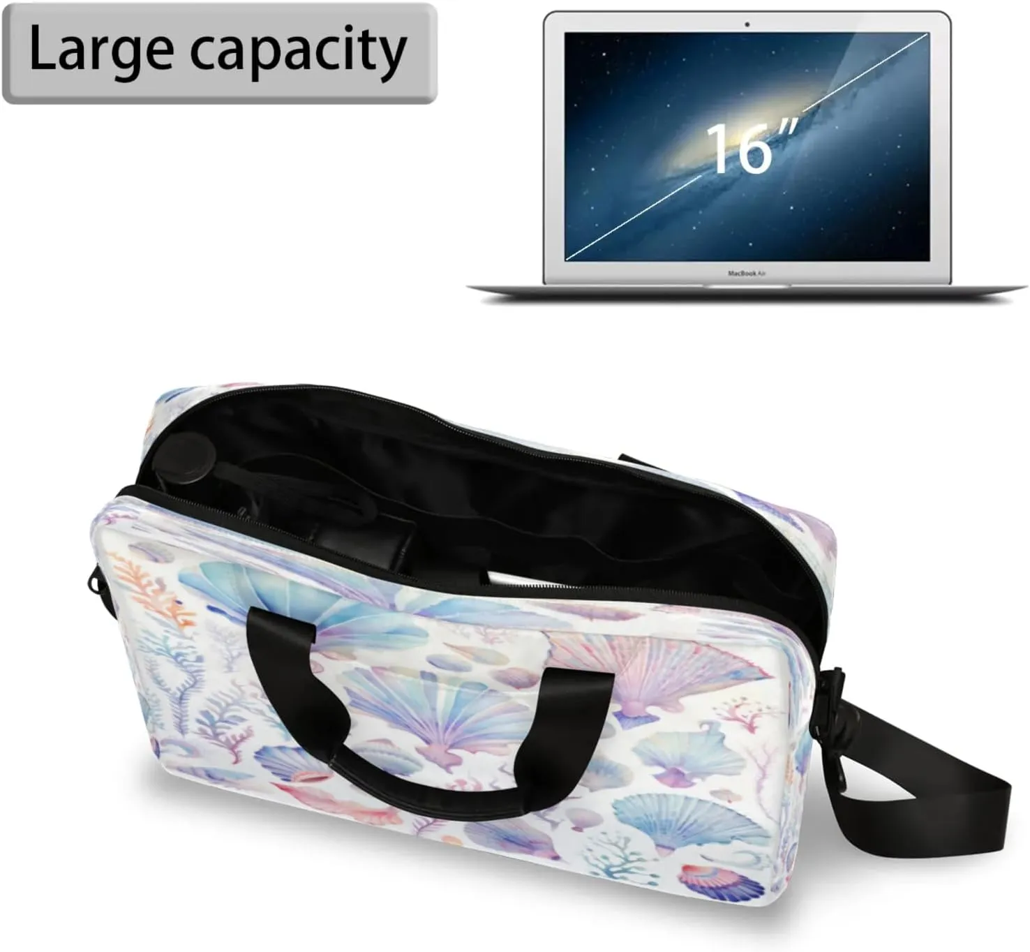Laptop Carrying Case, Laptop and Tablet, Sleek Design, Water-Repellent Fabric, Business Casual, Casual Toploader