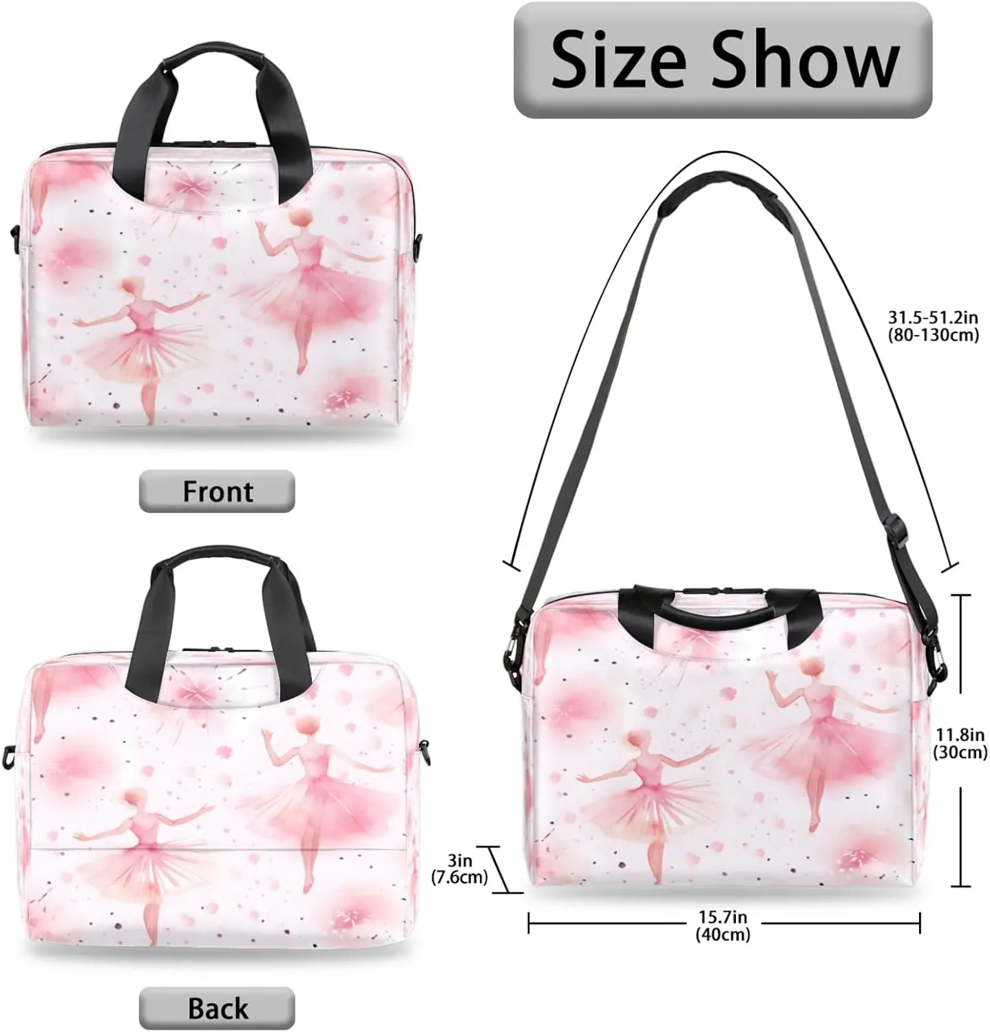 Laptop Carrying Case, Laptop and Tablet, Sleek Design, Water-Repellent Fabric, Business Casual, Casual Toploader