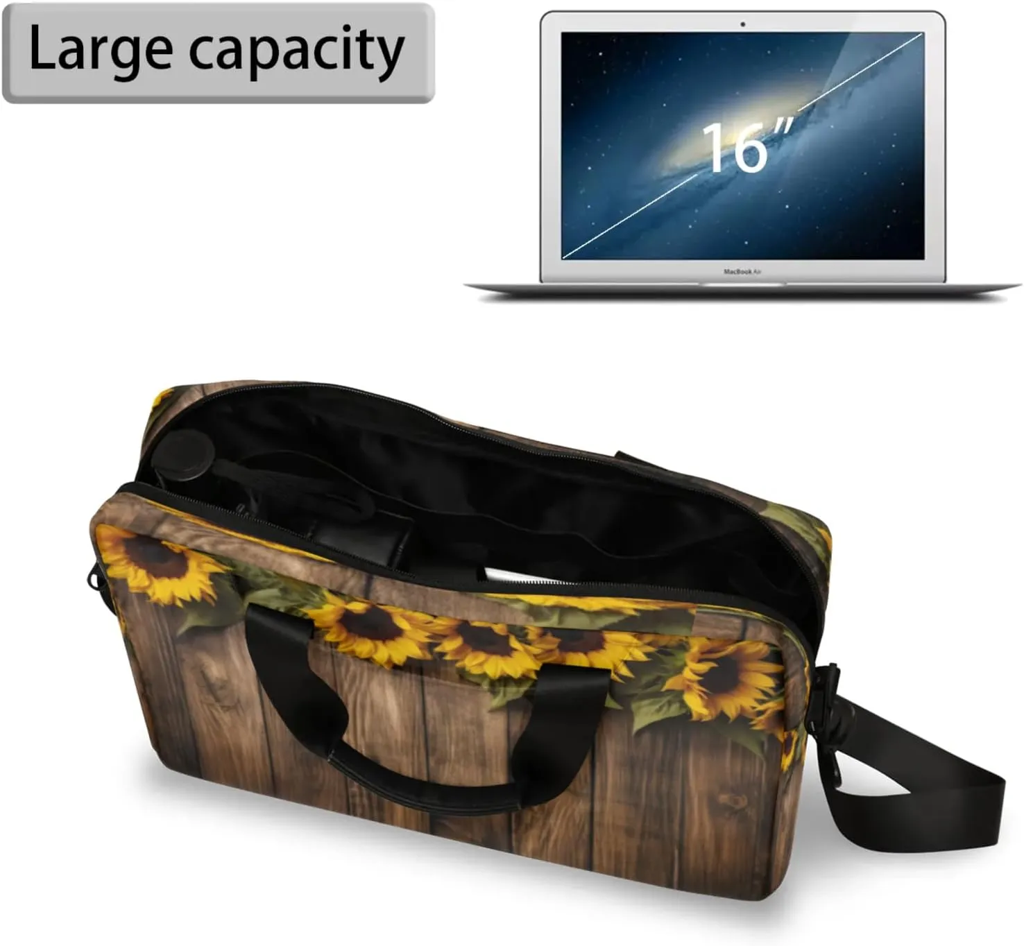 Laptop Carrying Case, Laptop and Tablet, Sleek Design, Water-Repellent Fabric, Business Casual, Casual Toploader