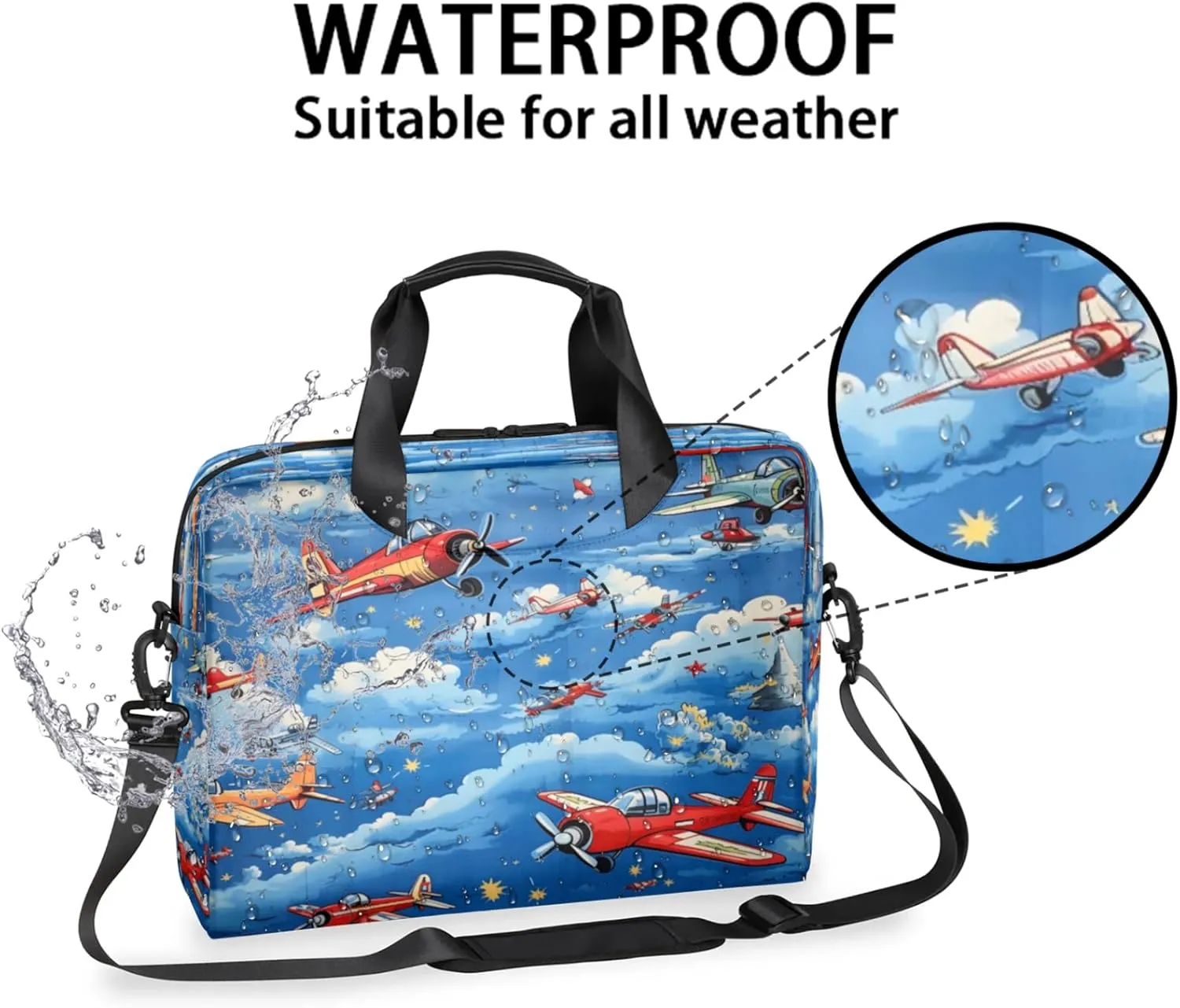 Laptop Carrying Case, Laptop and Tablet, Sleek Design, Water-Repellent Fabric, Business Casual, Casual Toploader