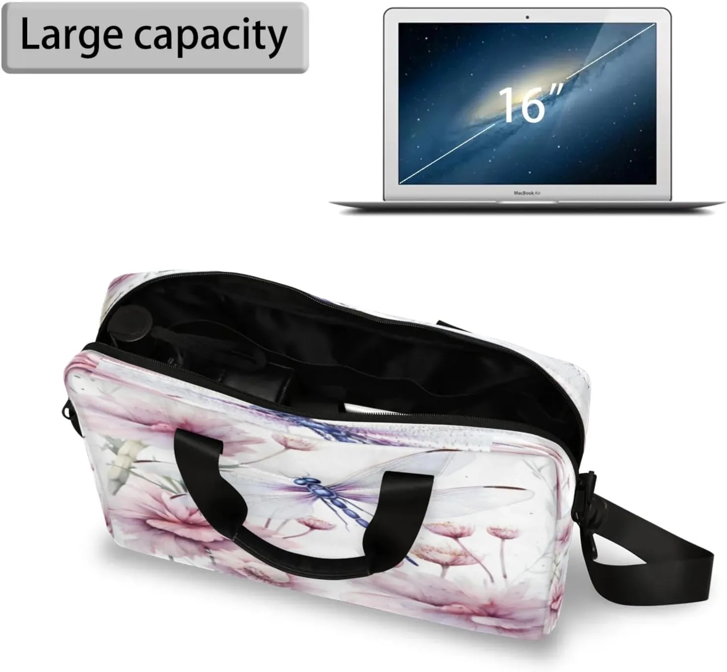 Laptop Carrying Case, Laptop and Tablet, Sleek Design, Water-Repellent Fabric, Business Casual, Casual Toploader
