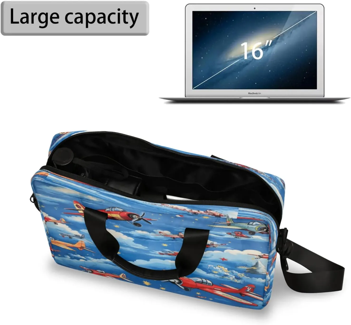 Laptop Carrying Case, Laptop and Tablet, Sleek Design, Water-Repellent Fabric, Business Casual, Casual Toploader