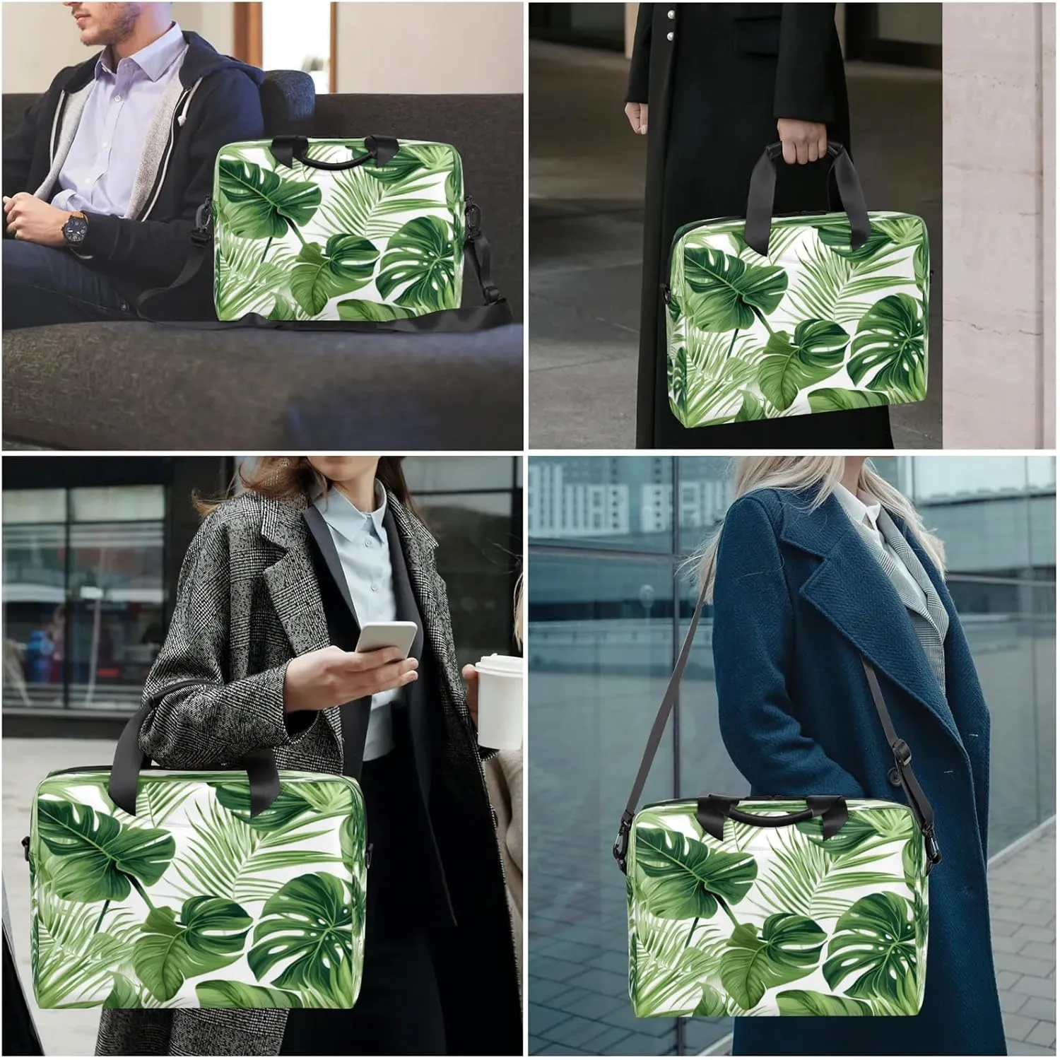 Laptop Carrying Case, Laptop and Tablet, Sleek Design, Water-Repellent Fabric, Business Casual, Casual Toploader