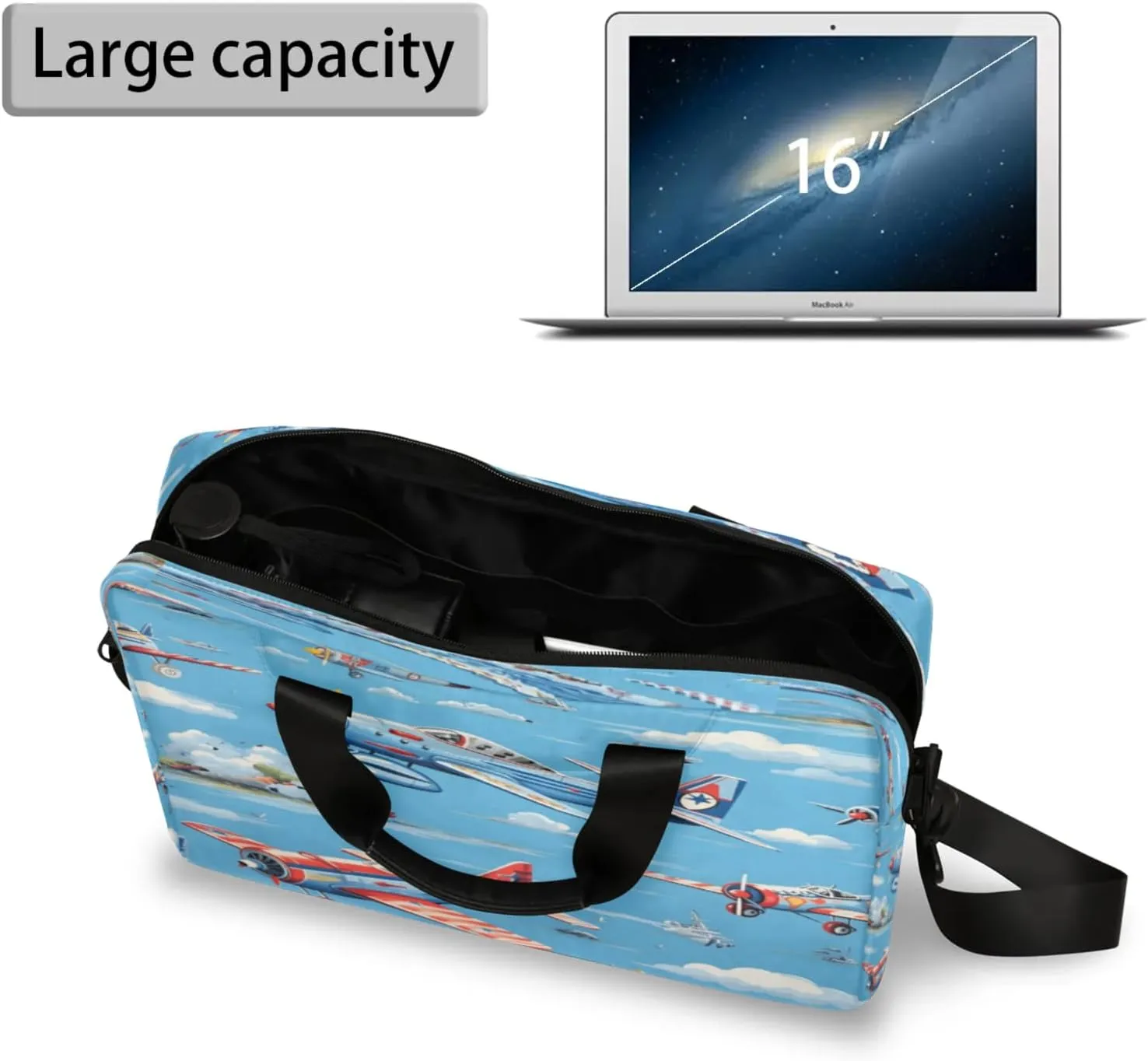 Laptop Carrying Case, Laptop and Tablet, Sleek Design, Water-Repellent Fabric, Business Casual, Casual Toploader