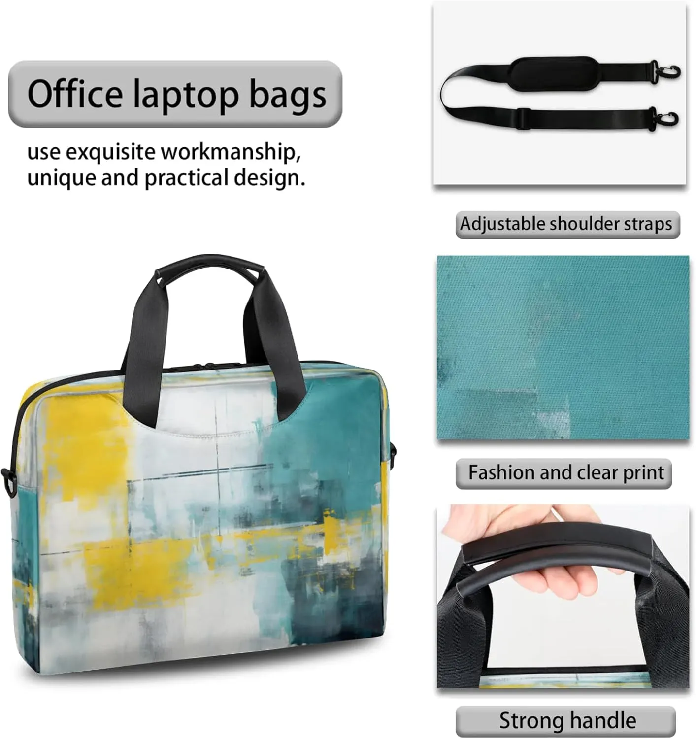 Laptop Carrying Case, Laptop and Tablet, Sleek Design, Water-Repellent Fabric, Business Casual, Casual Toploader