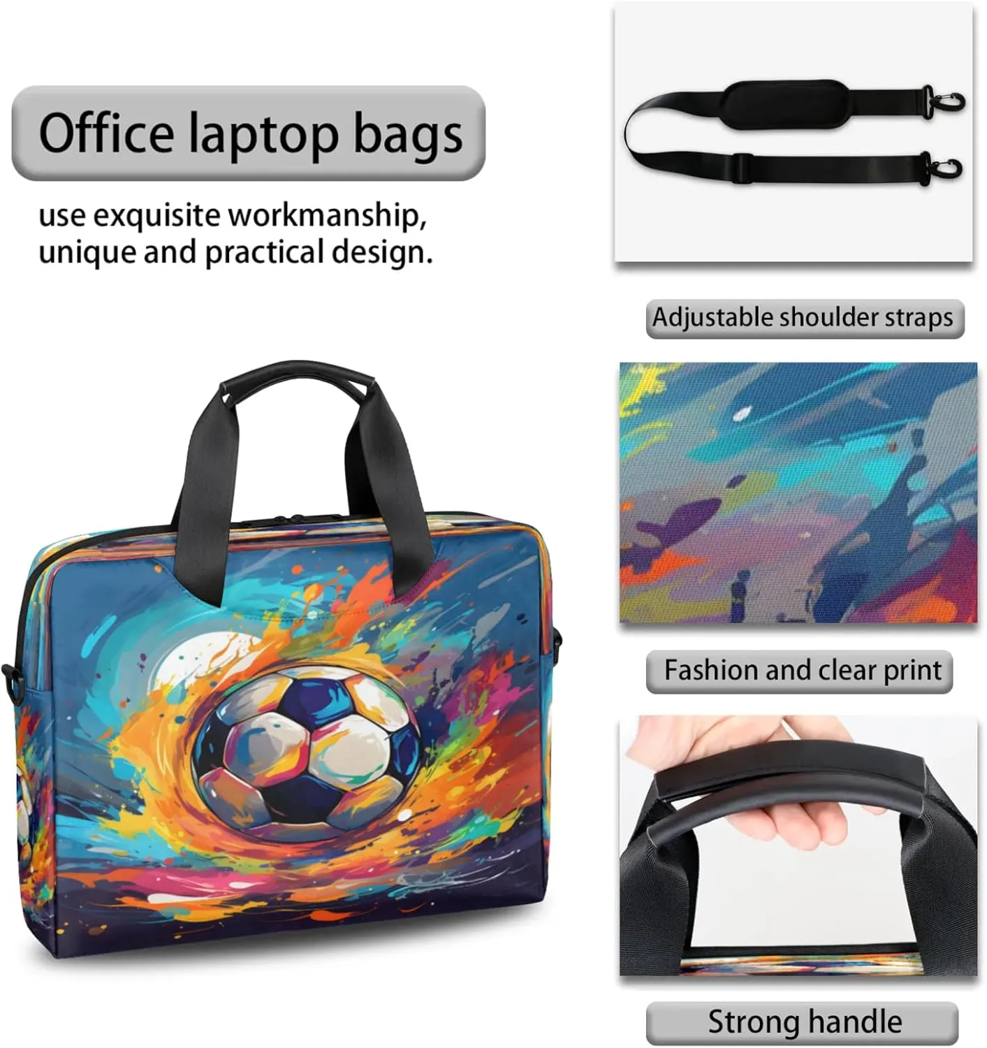 Laptop Carrying Case, Laptop and Tablet, Sleek Design, Water-Repellent Fabric, Business Casual, Casual Toploader