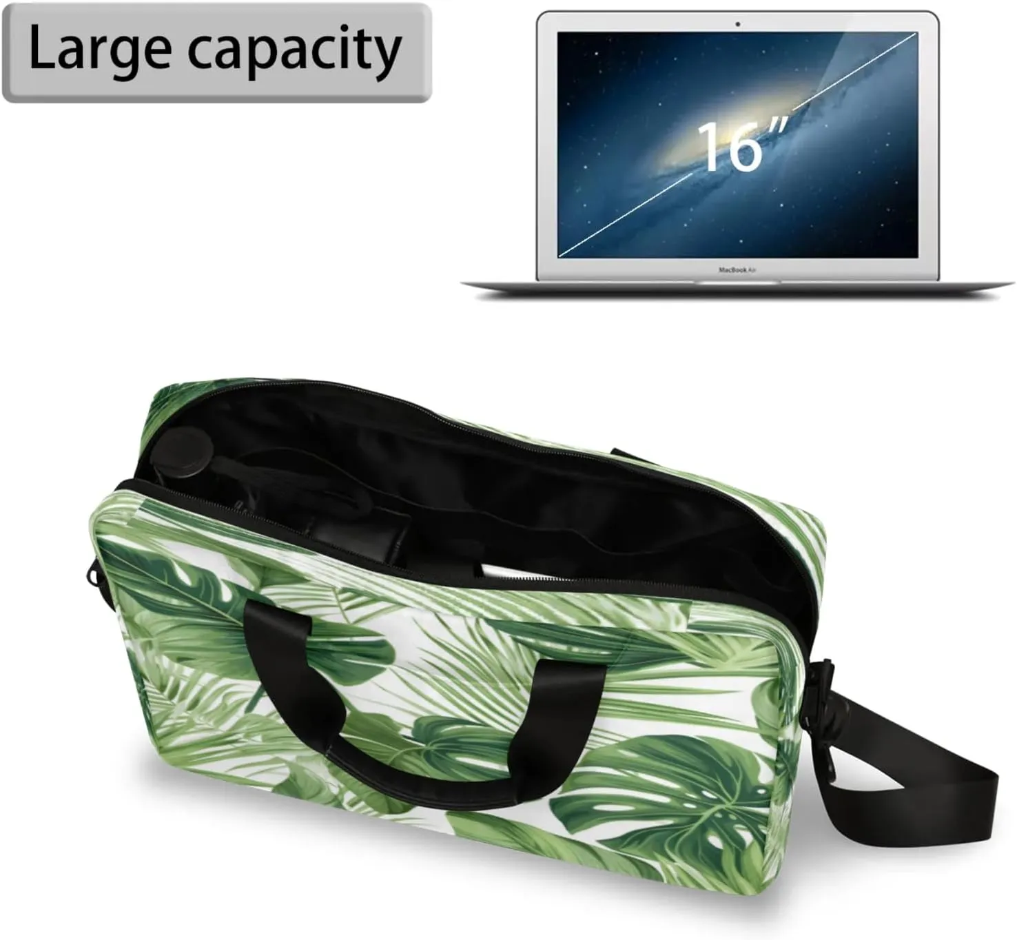 Laptop Carrying Case, Laptop and Tablet, Sleek Design, Water-Repellent Fabric, Business Casual, Casual Toploader