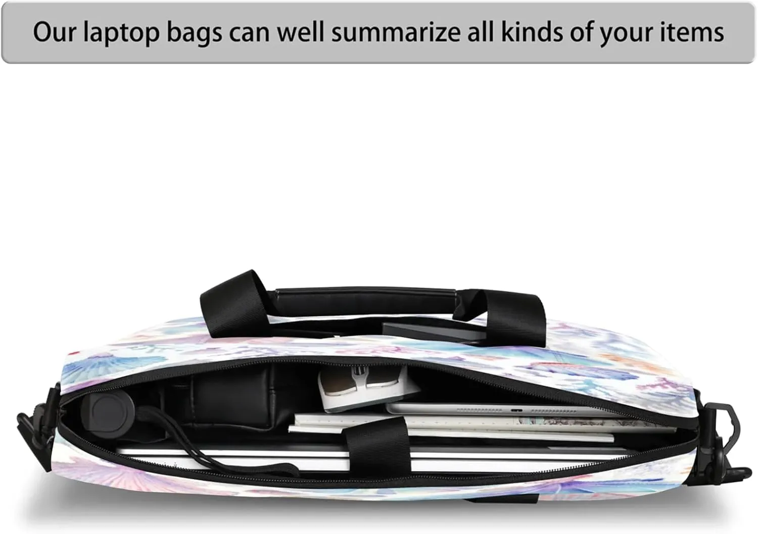 Laptop Carrying Case, Laptop and Tablet, Sleek Design, Water-Repellent Fabric, Business Casual, Casual Toploader