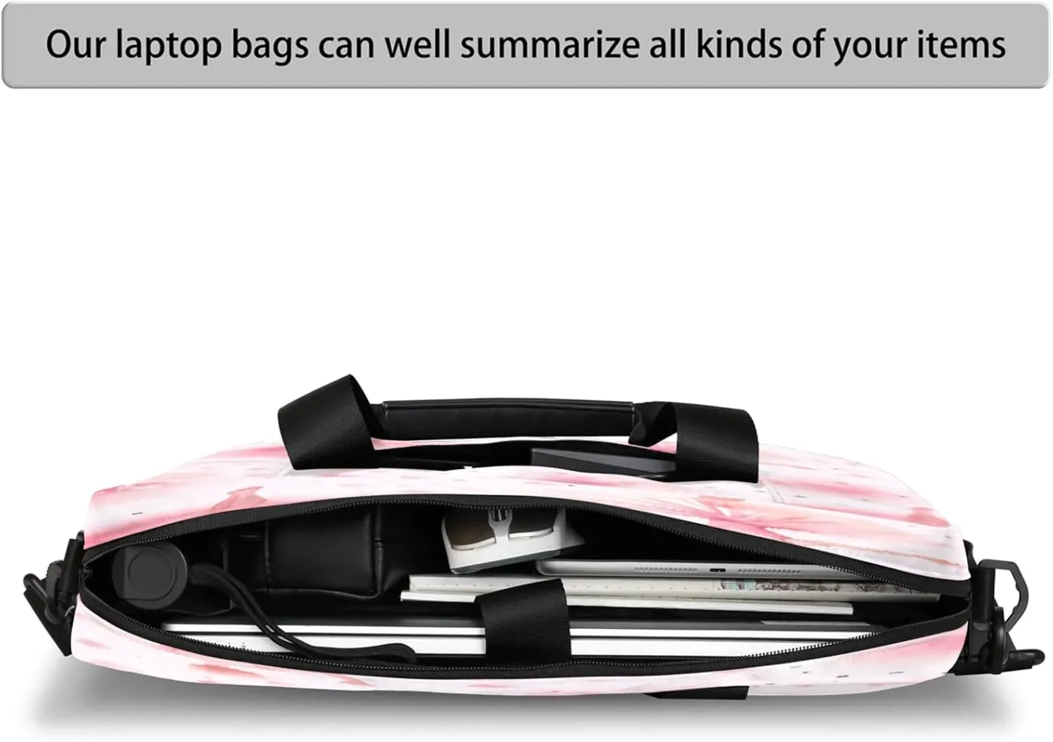 Laptop Carrying Case, Laptop and Tablet, Sleek Design, Water-Repellent Fabric, Business Casual, Casual Toploader