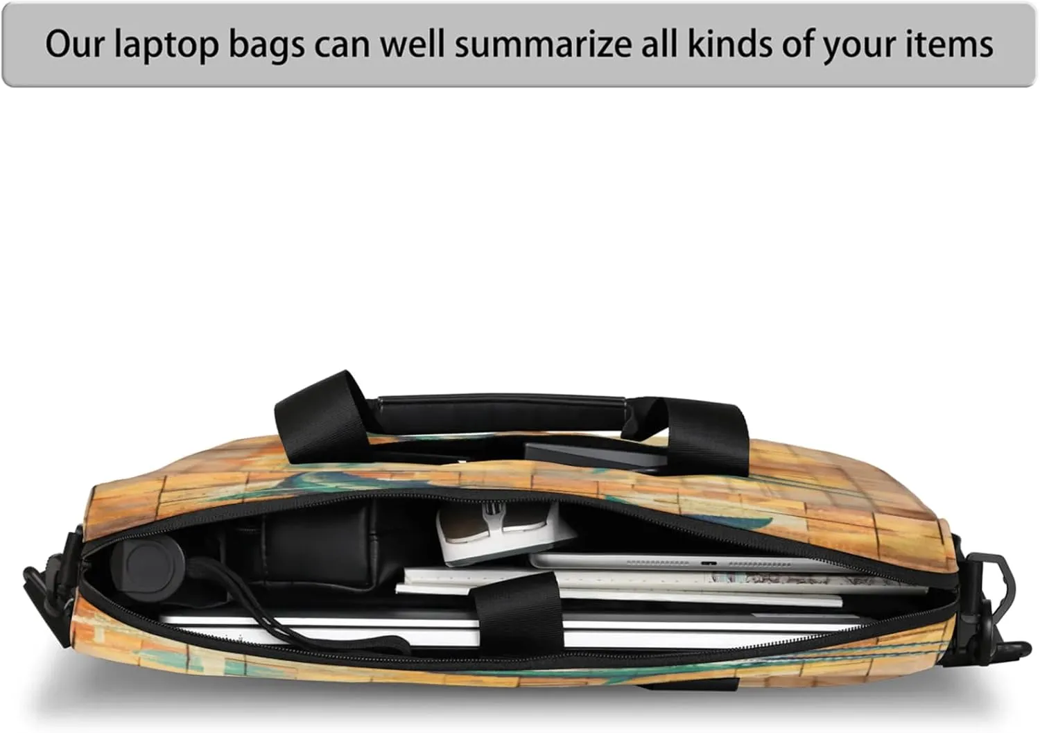 Laptop Carrying Case, Laptop and Tablet, Sleek Design, Water-Repellent Fabric, Business Casual, Casual Toploader