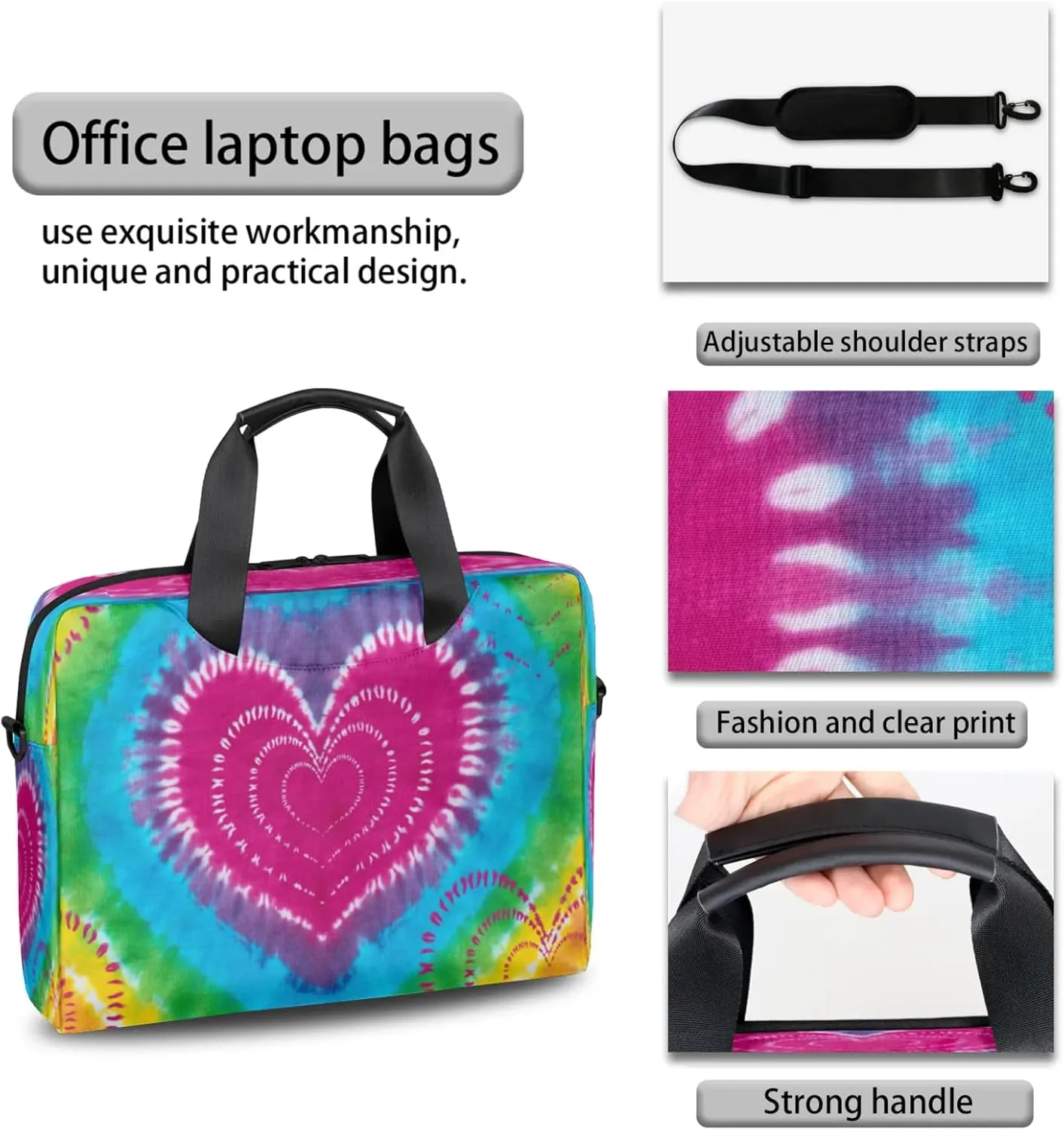 Laptop Carrying Case, Laptop and Tablet, Sleek Design, Water-Repellent Fabric, Business Casual, Casual Toploader