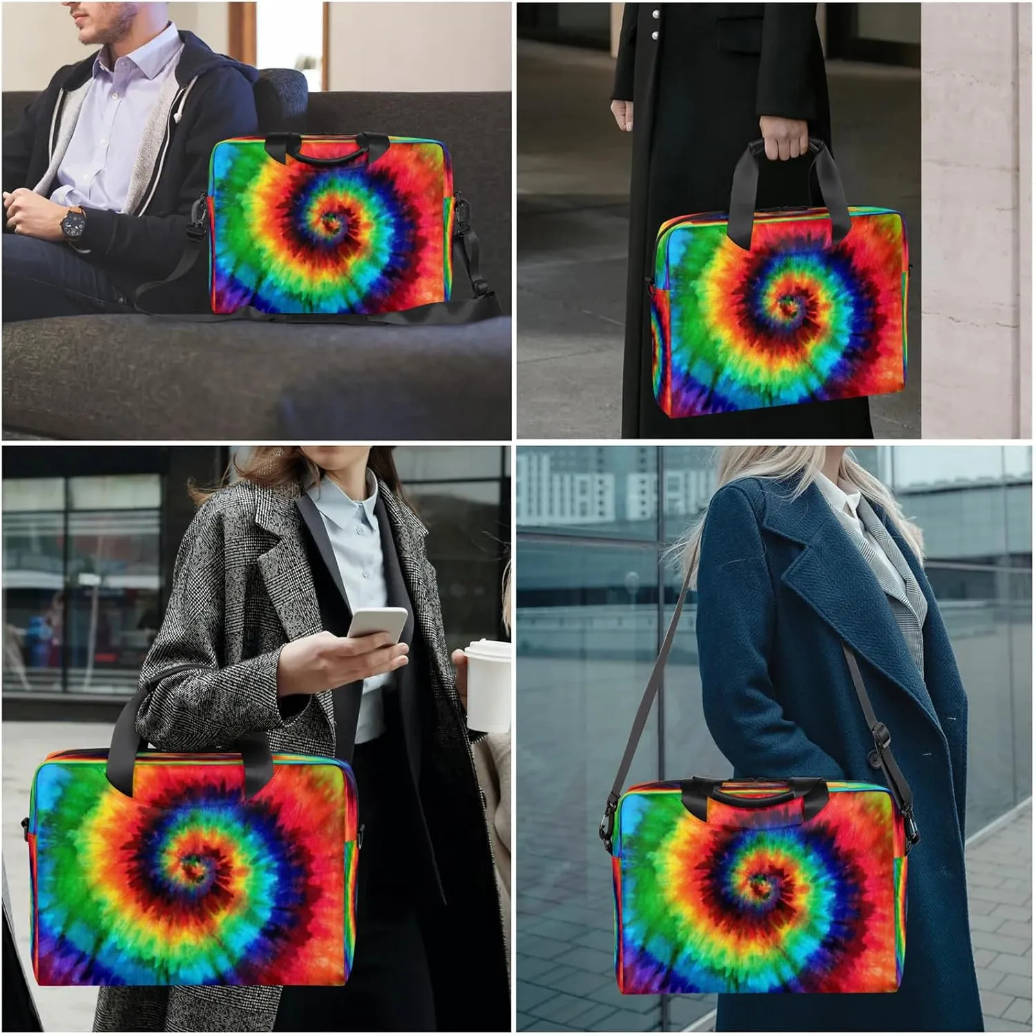 Laptop Carrying Case, Laptop and Tablet, Sleek Design, Water-Repellent Fabric, Business Casual, Casual Toploader