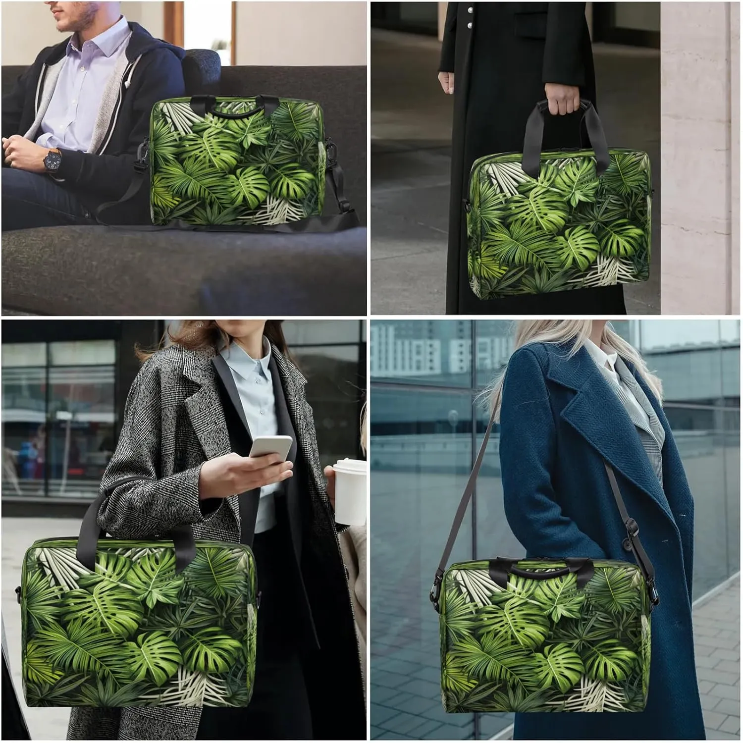 Laptop Carrying Case, Laptop and Tablet, Sleek Design, Water-Repellent Fabric, Business Casual, Casual Toploader