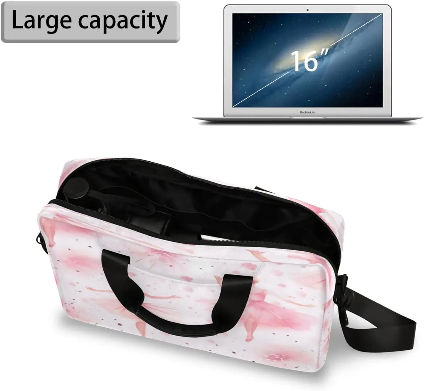 Laptop Carrying Case, Laptop and Tablet, Sleek Design, Water-Repellent Fabric, Business Casual, Casual Toploader