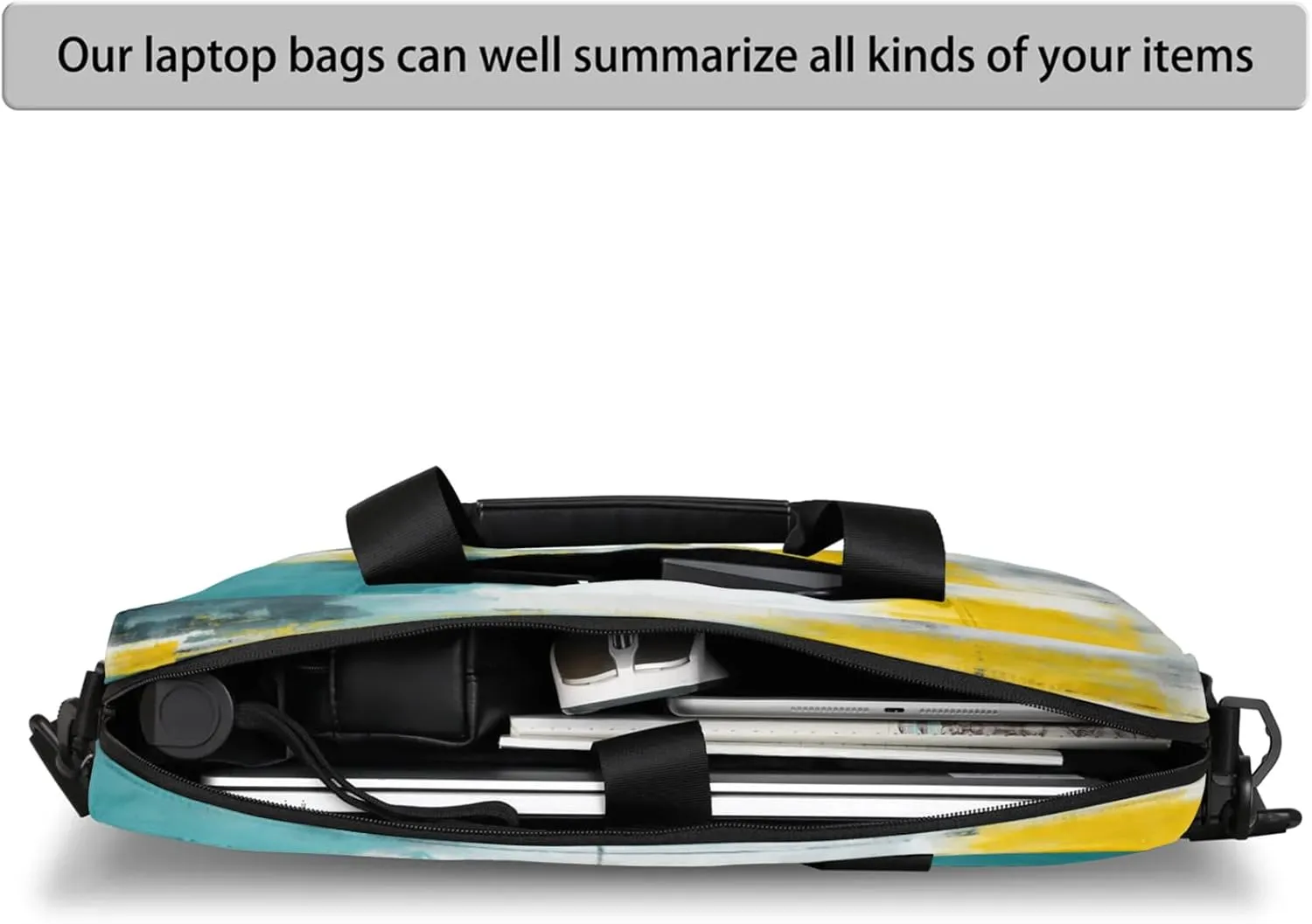 Laptop Carrying Case, Laptop and Tablet, Sleek Design, Water-Repellent Fabric, Business Casual, Casual Toploader