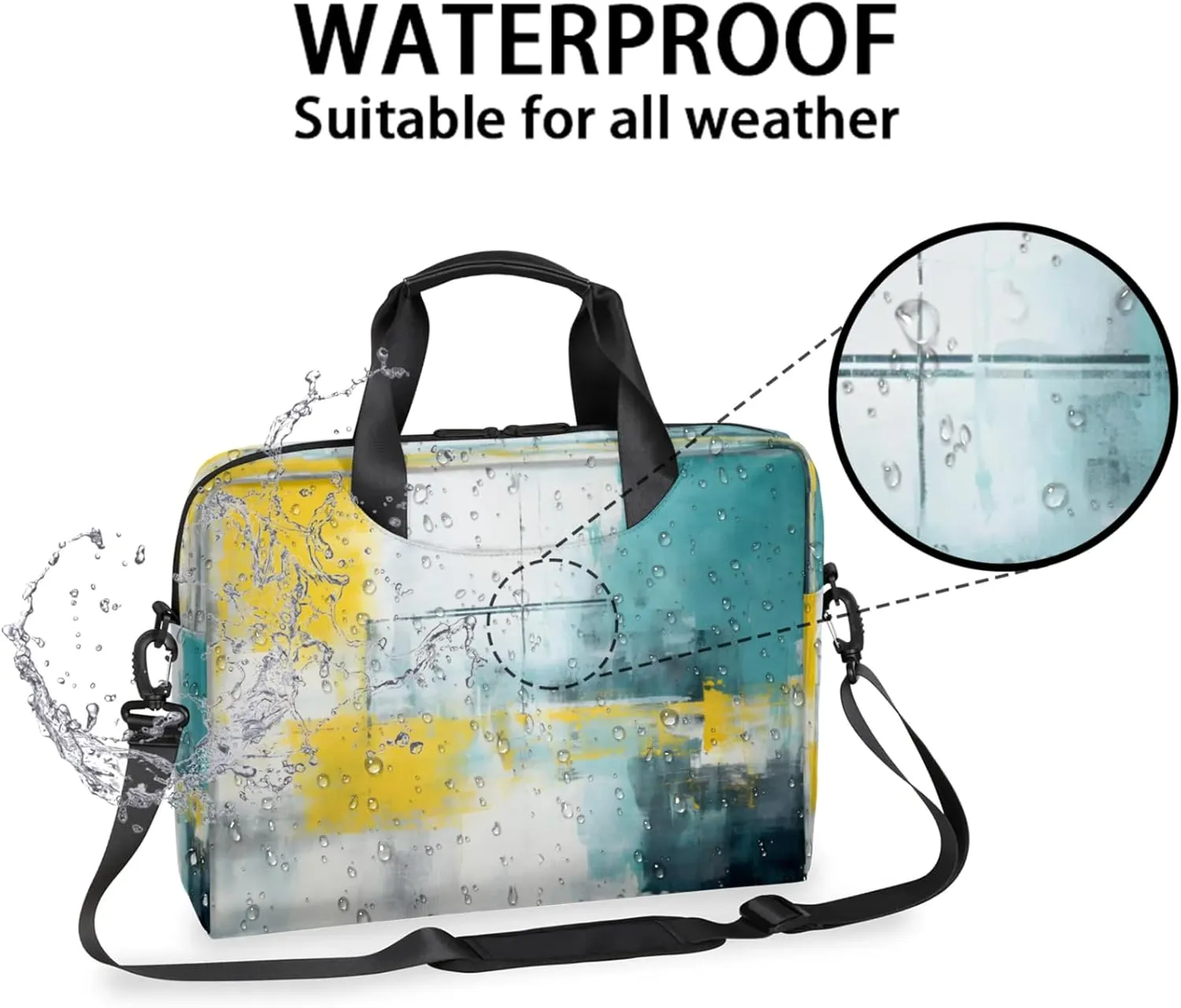 Laptop Carrying Case, Laptop and Tablet, Sleek Design, Water-Repellent Fabric, Business Casual, Casual Toploader