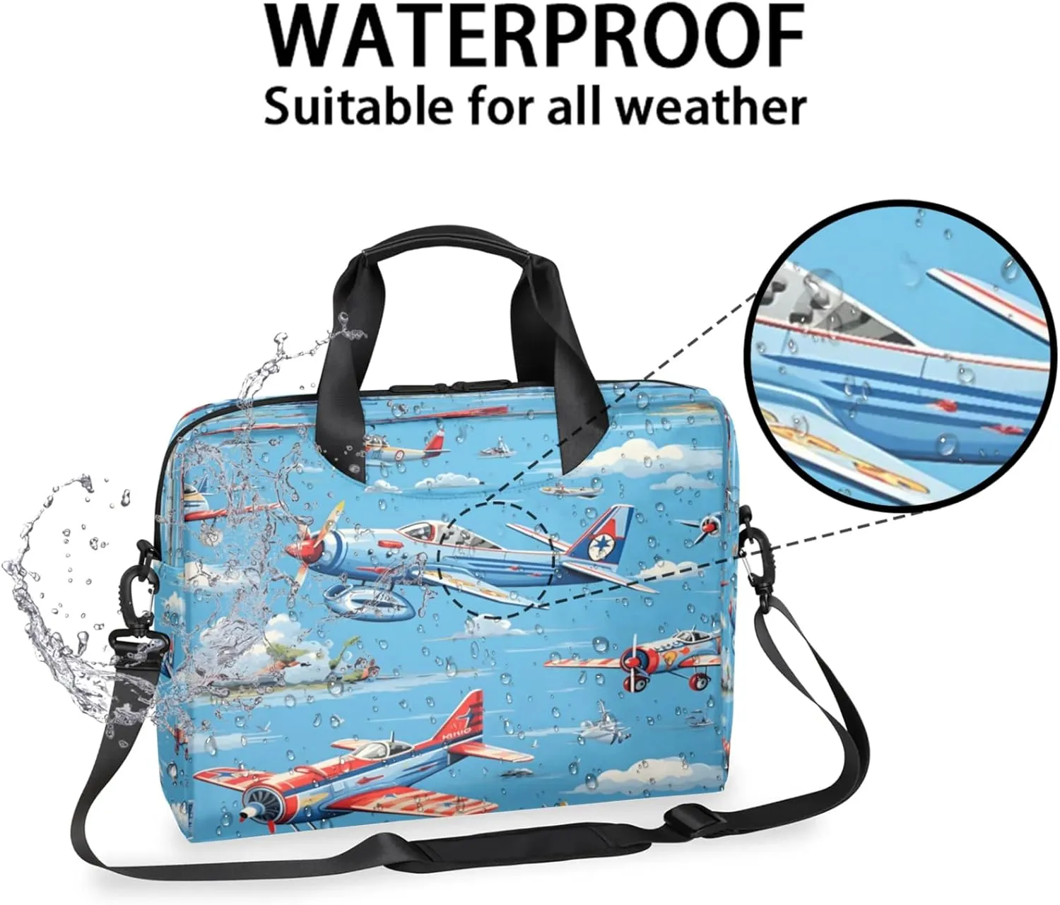 Laptop Carrying Case, Laptop and Tablet, Sleek Design, Water-Repellent Fabric, Business Casual, Casual Toploader