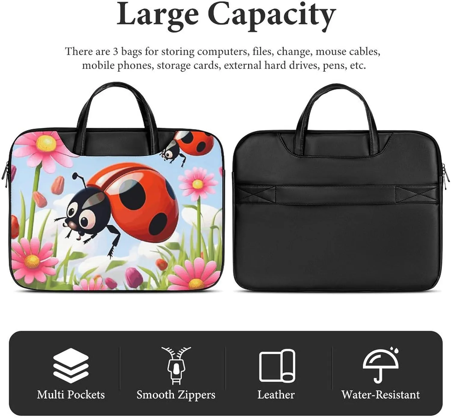 Laptop Shoulder Bag 16.5 Inch Laptop Bag Blue Volleyball Computer Bag Messenger Bag for Men Women