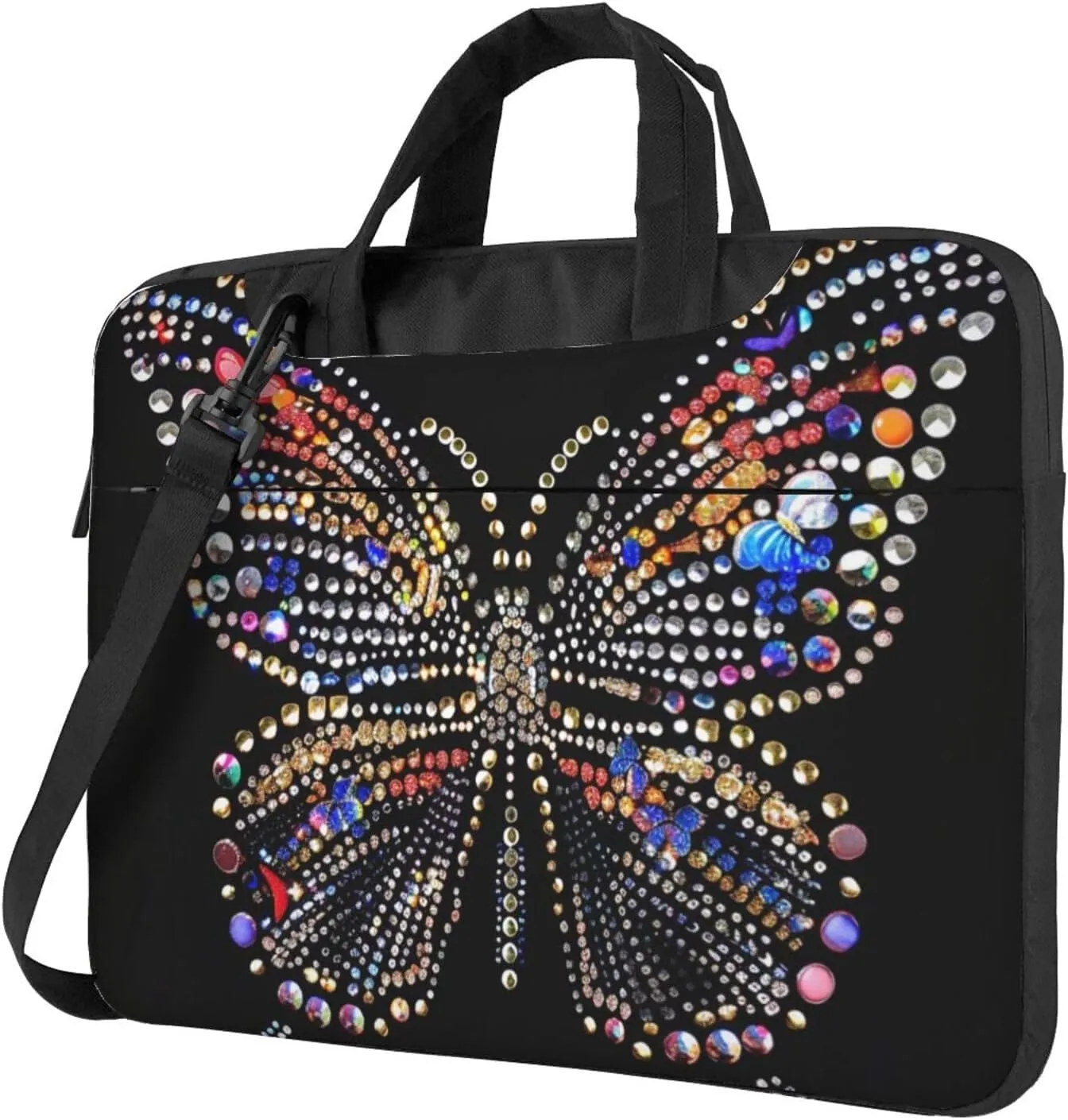 Laptop Tote Bag Laptop Tote Bag Travel Business Computer Bag Work Bag for Men Women with Rhinestones
