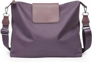 Large Crossbody Bag for Women Fabric Nylon Casual Commuter Bag Trendy Fashion Hobo Shoulder Bag Ladies Travel Handbag
