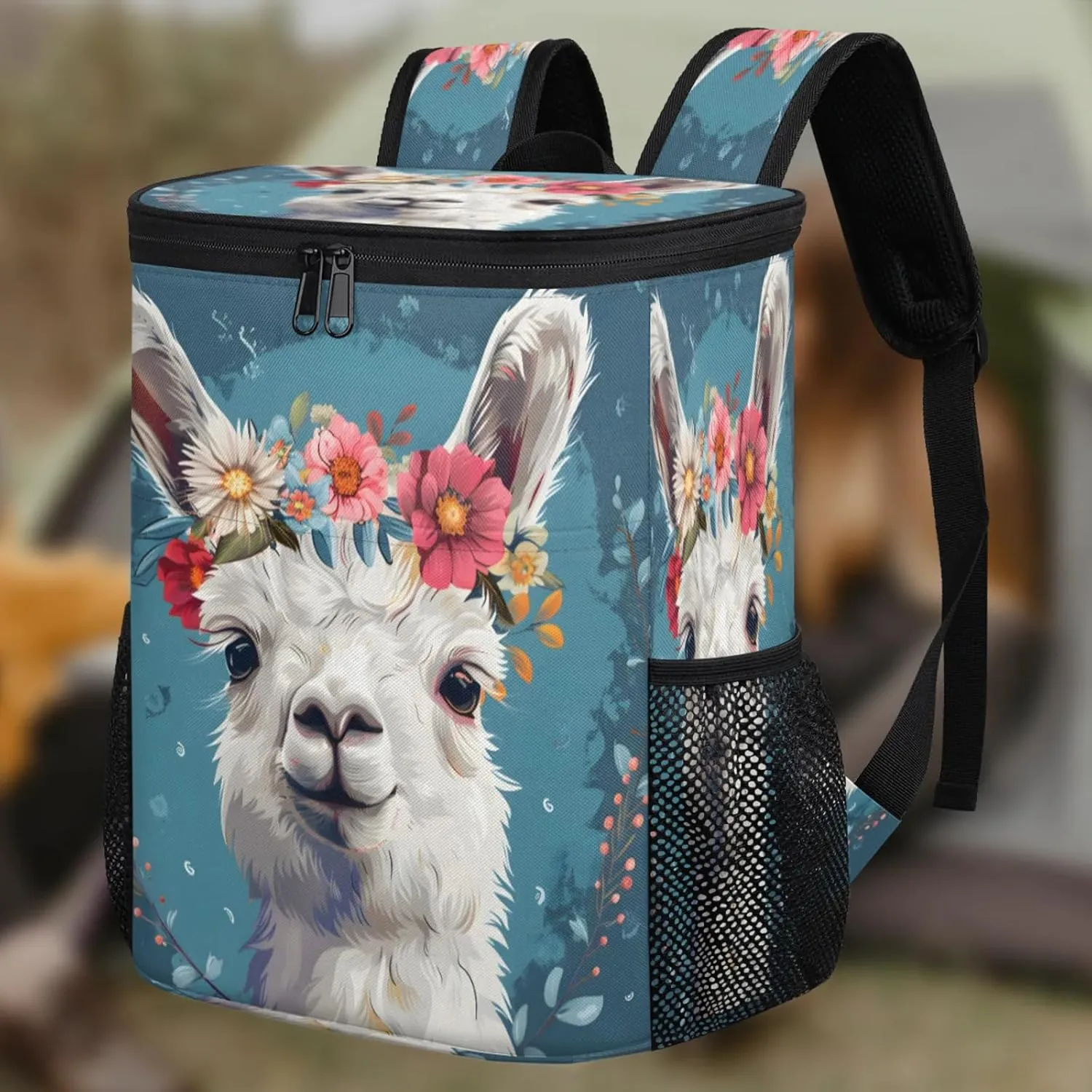 Large Insulated Cooler Backpack, Leak Proof Backpack 30 Cans, Cooler Bag for 12h Hot/Cold Retention