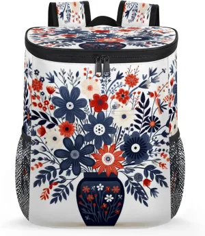 Large Insulated Cooler Backpack, Leak Proof Backpack 30 Cans, Cooler Bag for 12h Hot/Cold Retention