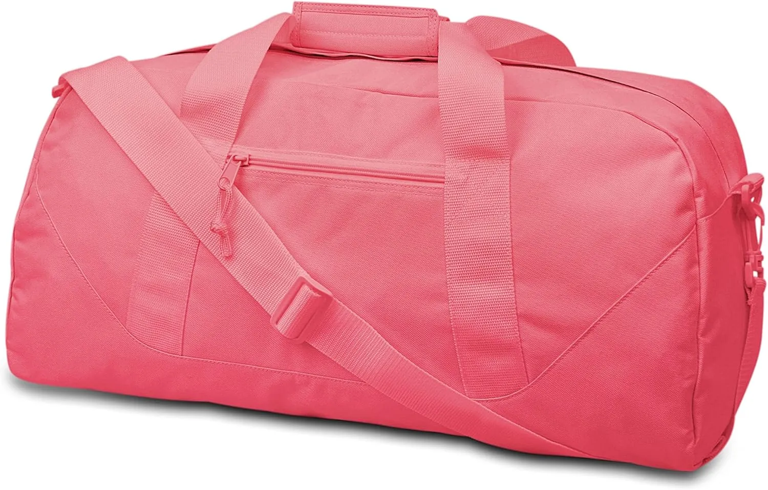 Large Square Duffel Hot Pink