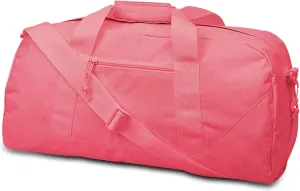 Large Square Duffel Hot Pink