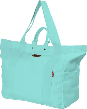 Large Tote Bag, Everything Bag, Heavy Duty Canvas, Full-Size Zipper, Reusable, Suitable for DIY, Natural Cotton.