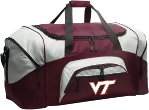 Large Virginia Tech Gym Bag Deluxe Virginia Tech Hokies Duffle Bag