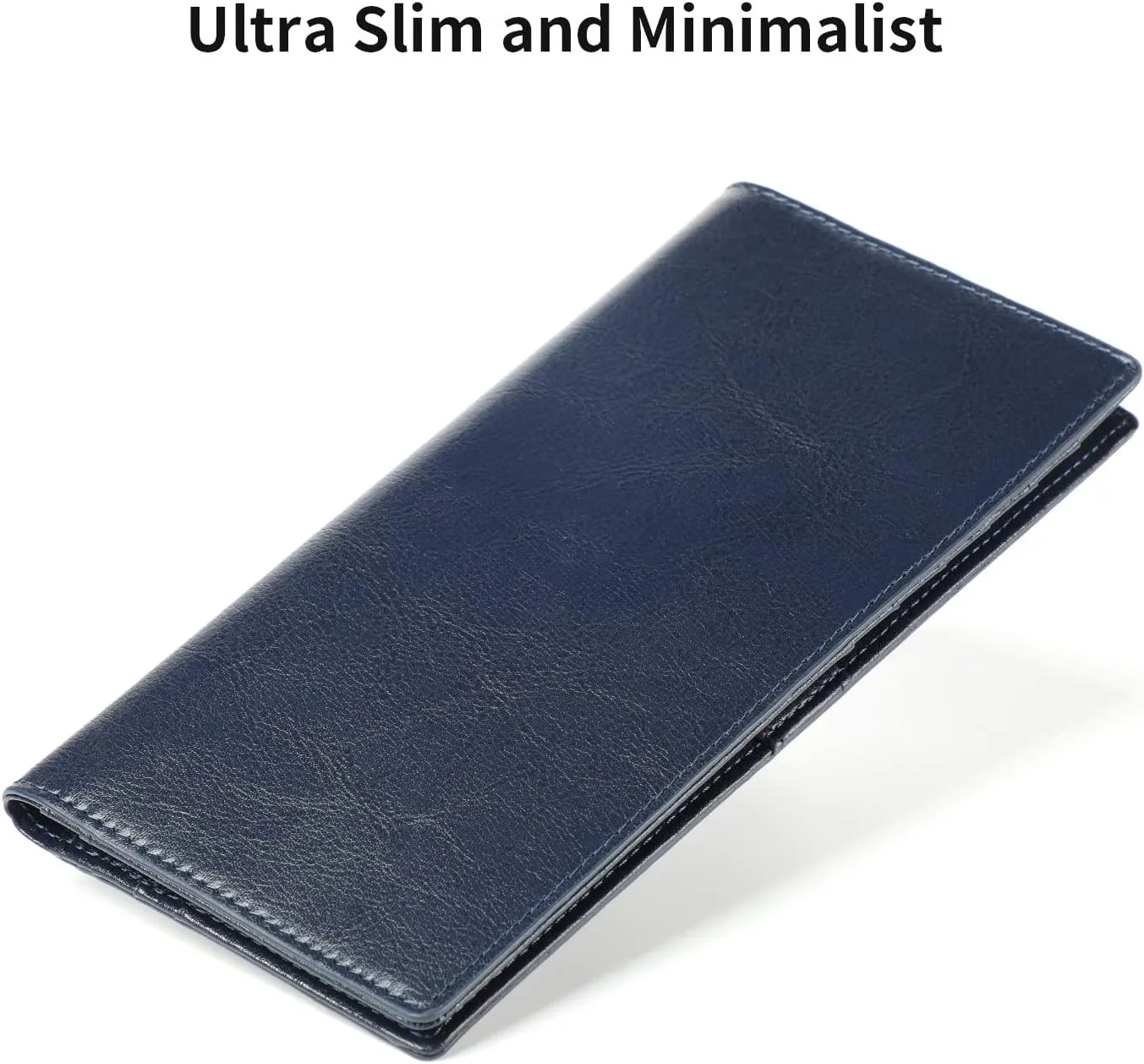 Lavemi Ultra Slim Thin Leather Women Wallet RFID Blocking Credit Card Holder Bifold Long Ladies Billfold