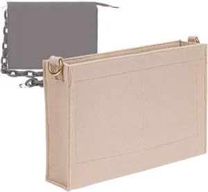 Lckaey Purse Organizer - bag Organizer Insert for 19 26 Renovation of washing bag 3076Beige-M