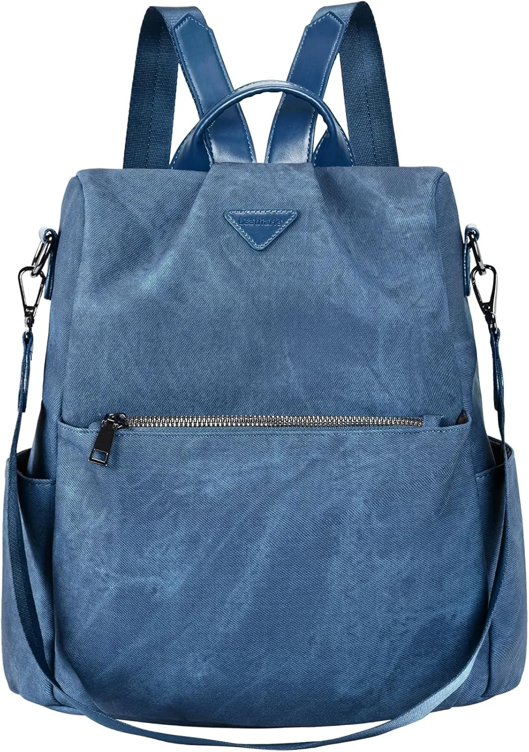 Leathario Women Backpack Purse Anti-Theft Vegan Leather Small Casual Daypack Shoulder Mini Bookbag for College Travel Work