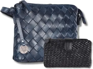 Leather Crossbody bag & Wallets for Women, Wallet for Ladies Zipper Coin Purse