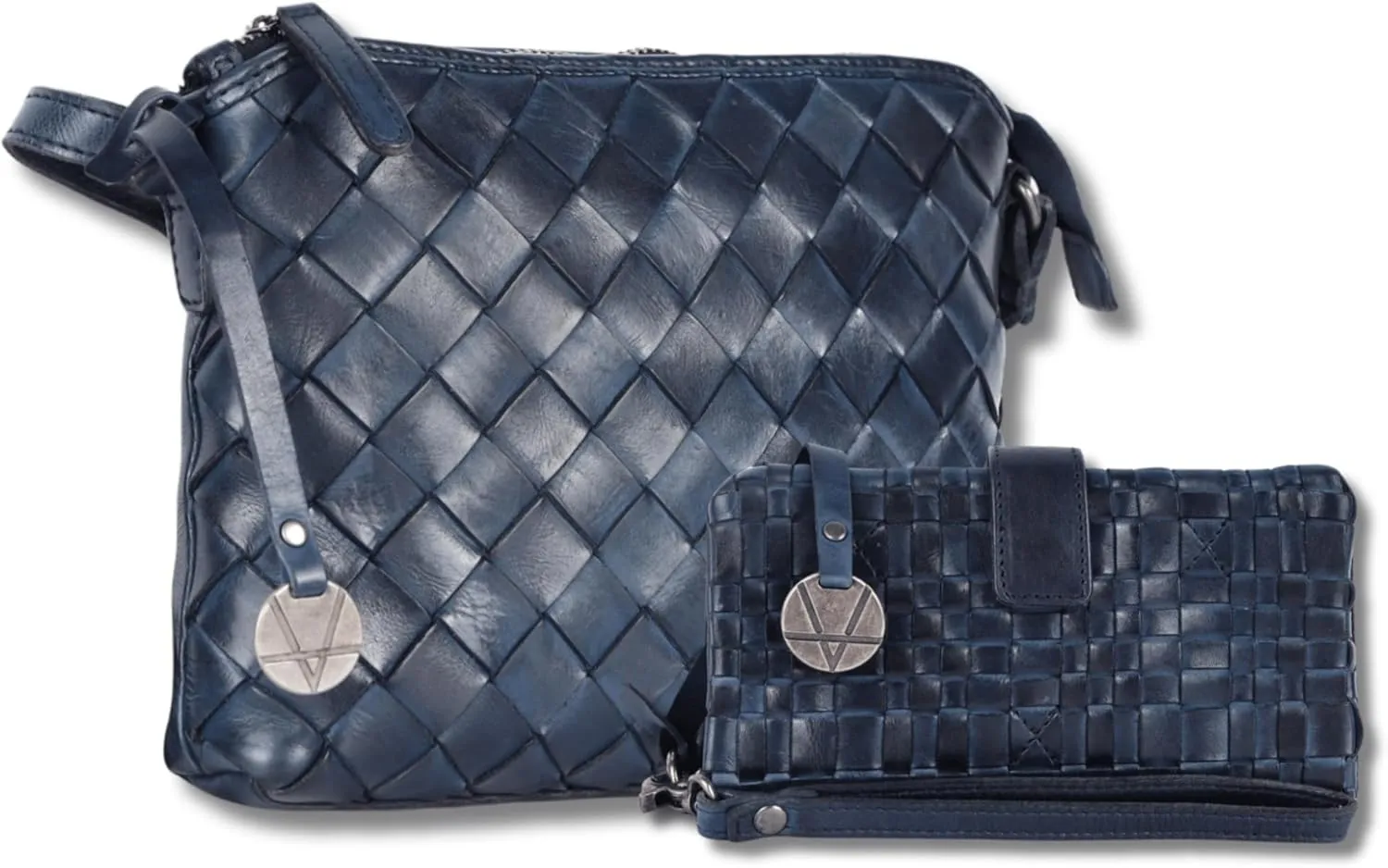 Leather Crossbody bag & Wallets for Women, Wallet for Ladies Zipper Coin Purse