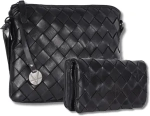 Leather Crossbody bag & Wallets for Women, Wallet for Ladies Zipper Coin Purse