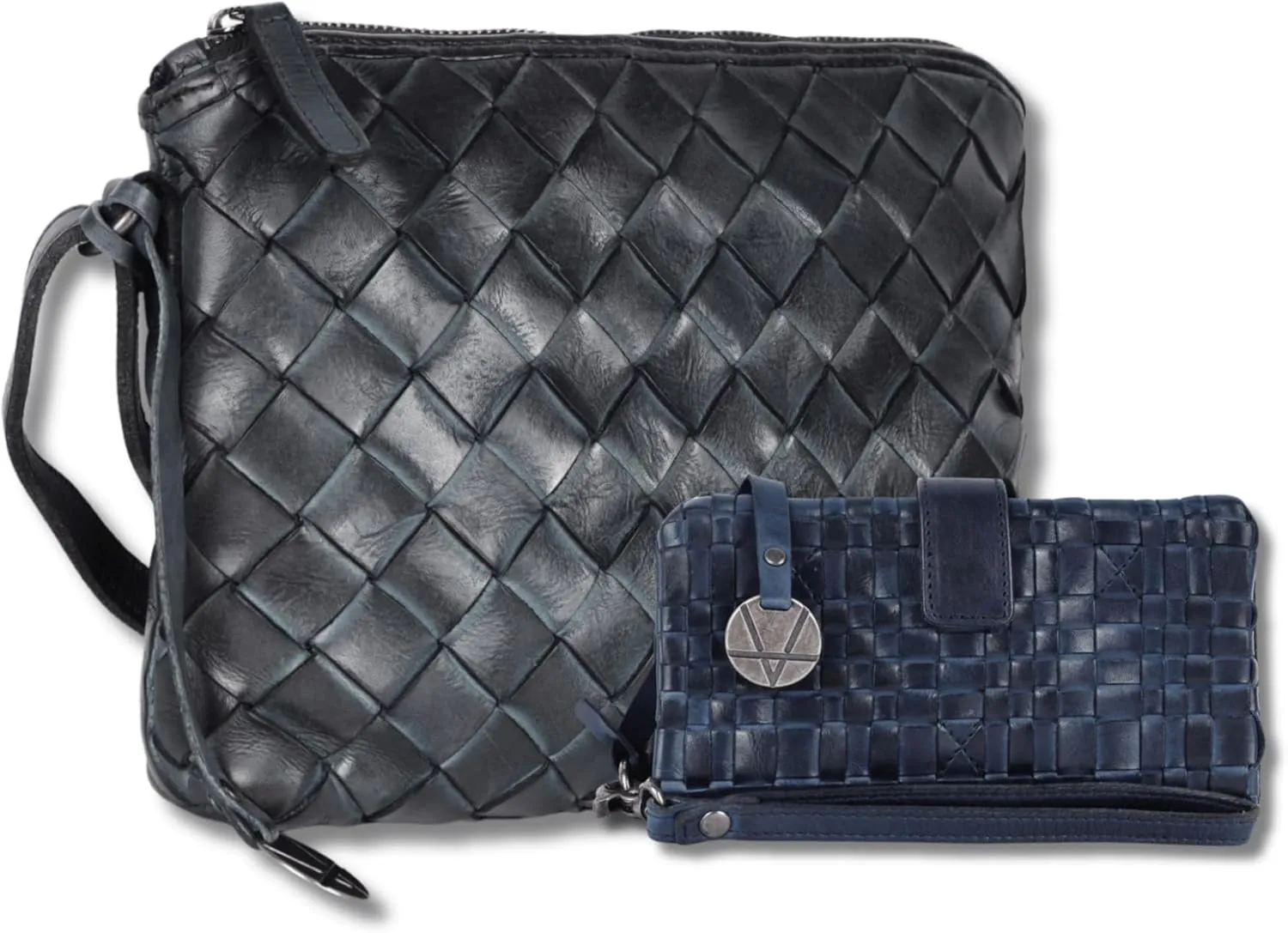 Leather Crossbody bag & Wallets for Women, Wallet for Ladies Zipper Coin Purse