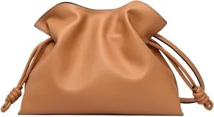 Leather Drawstring Bag Tote Bucket Bag Luxury Designer Handbags Women Crossbody Purse 2025 Trendy Hobo Cloud Bag