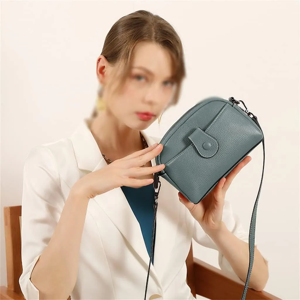 Leather Women's Bag Mini Small Bag Mom Mobile Phone Bag Women's Sigle Shoulder Small Bag Crossbody Bag Female