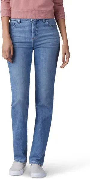Lee Women's Instantly Slims Classic Relaxed Fit Monroe Straight Leg Jean