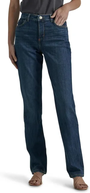 Lee Women's Instantly Slims Classic Relaxed Fit Monroe Straight Leg Jean