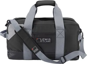 Lewis N. Clark Heavy Duty Large Duffel Bag for Women   Men, Carry On, Gym, Daypack, Ditty & Tra, Black, 18in